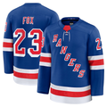 Blackjersey NY.Rangers #23 Adam Fox Blue Home Premium Jerseys