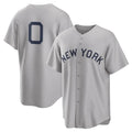 Blackjersey NY.Yankees #0 Marcus Stroman Player Gray Field of Dreams Game Stitched Jerseys