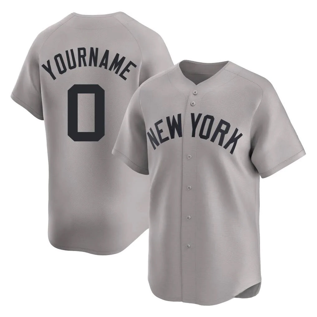 Blackjersey NY.Yankees #0 Marcus Stroman Player Gray Limited Home Stitched Jerseys