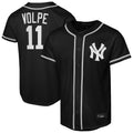 Blackjersey NY.Yankees #11 Anthony Volpe Player Black Out Game Stitched Jerseys