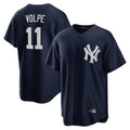 Blackjersey NY.Yankees #11 Anthony Volpe Player Navy Game Stitched Jerseys