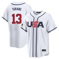 Blackjersey NY.Yankees #13 Jazz Chisholm Jr Player White USA 2026 World Classic Limited Game Stitched Jerseys