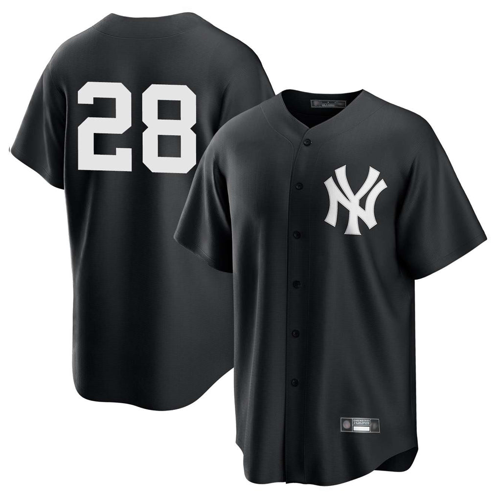 Blackjersey NY.Yankees #28 Austin Wells Player Black Game Stitched Jerseys