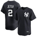 Blackjersey NY.Yankees #2 Derek Jeter Player Navy Limited Home Stitched Jerseys