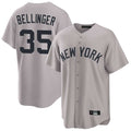 Blackjersey NY.Yankees #35 Cody Bellinger Player Gray Game Home Stitched Jerseys
