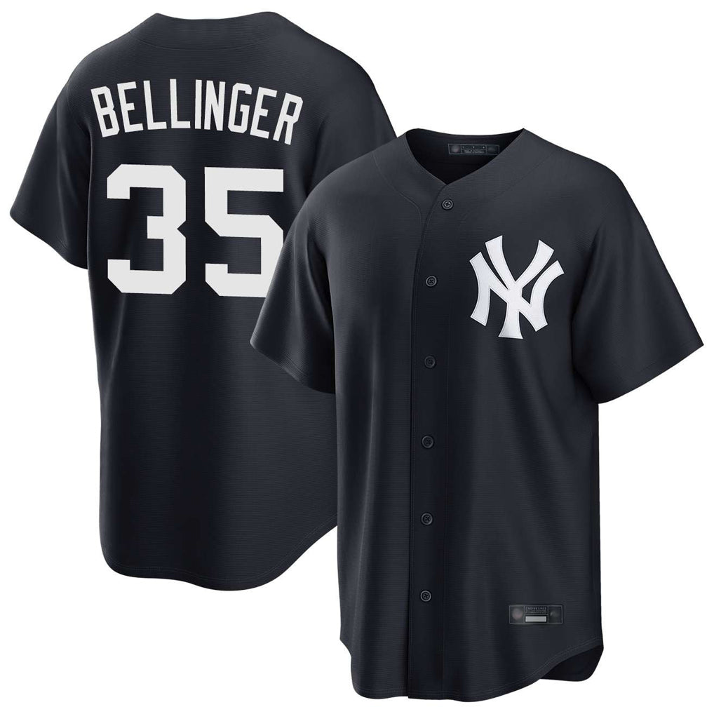 Blackjersey NY.Yankees #35 Cody Bellinger Player Navy Game Stitched Jerseys
