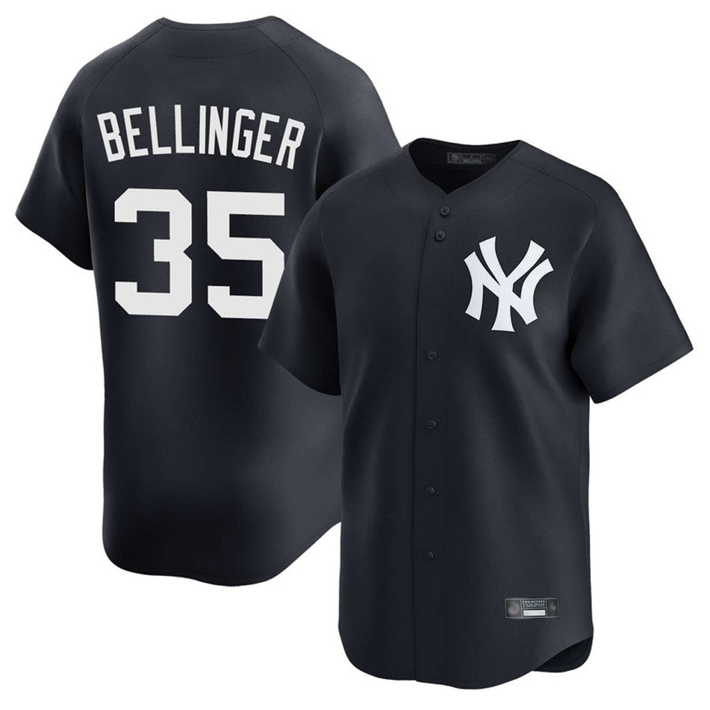 Blackjersey NY.Yankees #35 Cody Bellinger Player Navy Limited Game Stitched Jerseys