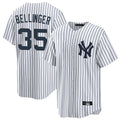 Blackjersey NY.Yankees #35 Cody Bellinger Player White Game Home Stitched Jerseys