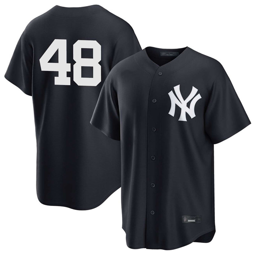 Blackjersey NY.Yankees #48 Paul Goldschmidt Player Navy Game Stitched Jerseys
