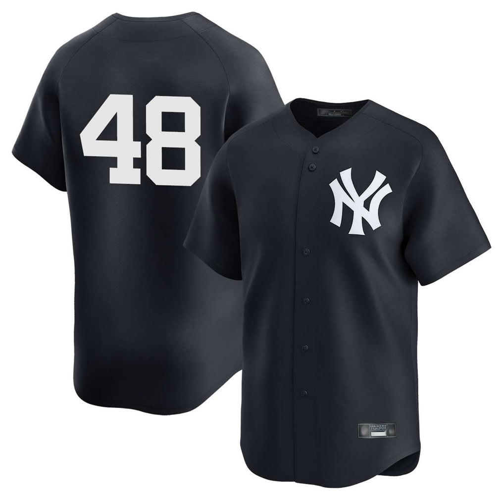 Blackjersey NY.Yankees #48 Paul Goldschmidt Player Navy Limited Home Stitched Jerseys