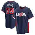 Blackjersey NY.Yankees #99 Aaron Judge Player Navy USA 2026 World Classic Limited Game Stitched Jerseys