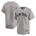 Blackjersey NY.Yankees Blank Player Gray Limited Home Stitched Jerseys