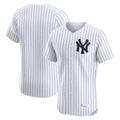 Blackjersey NY.Yankees Blank Player White Limited Elite Home Stitched Jerseys