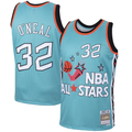 Blackjersey O.Magic #32 Shaquille O'Neal Mitchell & Ness Teal Eastern Conference 1996 All-Star Hardwood Classics Swingman Jerseys