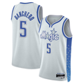Blackjersey O.Magic #5 Paolo Banchero Silver 202526 Swingman Jerseys - City Edition