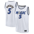 Blackjersey O.Magic #5 Paolo Banchero  White Fast Break Replica Player Jerseys - Association Edition