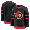 Blackjersey O.Senators Black Home Premium Jerseys
