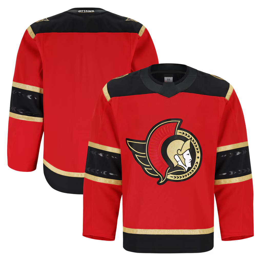 Blackjersey O.Senators Red Alternate Authentic Pro Jerseys