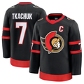 Blackjersey O.Senators #7 Brady Tkachuk Black Home Premium Jerseys