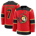 Blackjersey O.Senators #7 Brady Tkachuk Red Alternate Premium Jerseys