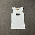 Classic Alcatraz Print Tank Top, American High Street Trendy Brand T-shirt