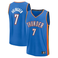 Blackjersey OC.Thunder #7 Chet Holmgren Blue Fast Break Replica Player Stitched Jerseys - Icon Edition