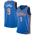 Blackjersey OC.Thunder #9 Alex Caruso Blue Swingman Stitched Jerseys - Icon Edition