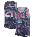 Blackjersey P.76ers #21 Joel Embiid Navy 2025 Select Series Swingman Player Jerseys