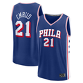 Blackjersey P.76ers #21 Joel Embiid Royal Fast Break Replica Jerseys - Icon Edition