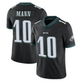 Blackjersey P.Eagles #10 Braden Mann Player Black Limited Vapor Untouchable Home Game Stitched Jerseys