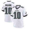 Blackjersey P.Eagles #10 Braden Mann Player White Game Home Stitched Jerseys