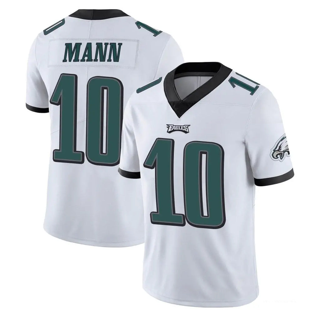 Blackjersey P.Eagles #10 Braden Mann Player White Limited Vapor Untouchable Home Game Stitched Jerseys