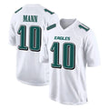 Blackjersey P.Eagles #10 Braden Mann Player White Tundra Fashion Home Game Stitched Jerseys