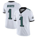 Blackjersey P.Eagles #1 Jalen Hurts Player White Limited Vapor Untouchable Home Game Stitched Jerseys