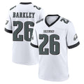 Blackjersey P.Eagles #26 Saquon Barkley Player White Game Home Stitched Jerseys