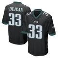 Blackjersey P.Eagles #33 Cooper DeJean Player Black Home Game Stitched Jerseys