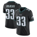Blackjersey P.Eagles #33 Cooper DeJean Player Black Limited Vapor Untouchable Home Game Stitched Jerseys