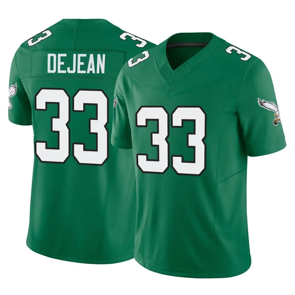 Blackjersey P.Eagles #33 Cooper DeJean Player Green Kelly Alternate Vapor F.U.S.E. Home Game Stitched Jerseys