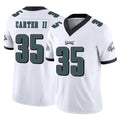 Blackjersey P.Eagles #35 Michael Carter II Player White Limited Vapor F.U.S.E. Home Game Stitched Jerseys