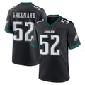 Blackjersey P.Eagles #52 Jonathan Greenard Player Black Game Home Stitched Jerseys