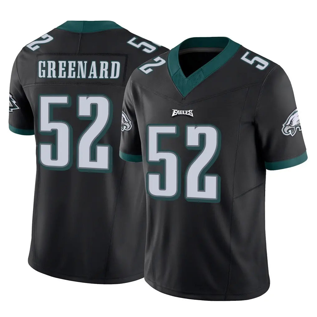Blackjersey P.Eagles #52 Jonathan Greenard Player Black Limited Vapor F.U.S.E. Home Game Stitched Jerseys
