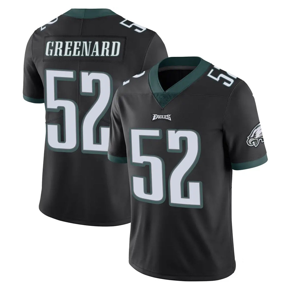 Blackjersey P.Eagles #52 Jonathan Greenard Player Black Limited Vapor Untouchable Home Game Stitched Jerseys