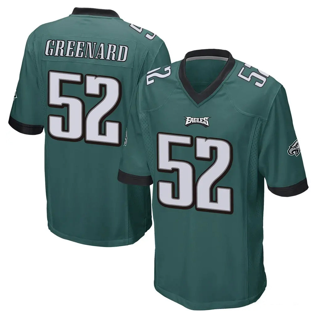Blackjersey P.Eagles #52 Jonathan Greenard Player Team Color Green Home Game Stitched Jerseys