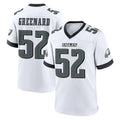 Blackjersey P.Eagles #52 Jonathan Greenard Player White Game Home Stitched Jerseys