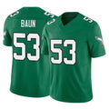 Blackjersey P.Eagles #53 Zack Baun Player Green Kelly Alternate Vapor F.U.S.E. Home Game Stitched Jerseys