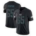 Blackjersey P.Eagles #65 Lane Johnson Player Limited Black Impact Home Game Stitched Jerseys