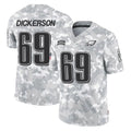 Blackjersey P.Eagles #69 Landon Dickerson Player Arctic Camo Salute to Service Limited Game Stitched Jerseys