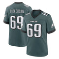 Blackjersey P.Eagles #69 Landon Dickerson Player Green Home Game Stitched Jerseys