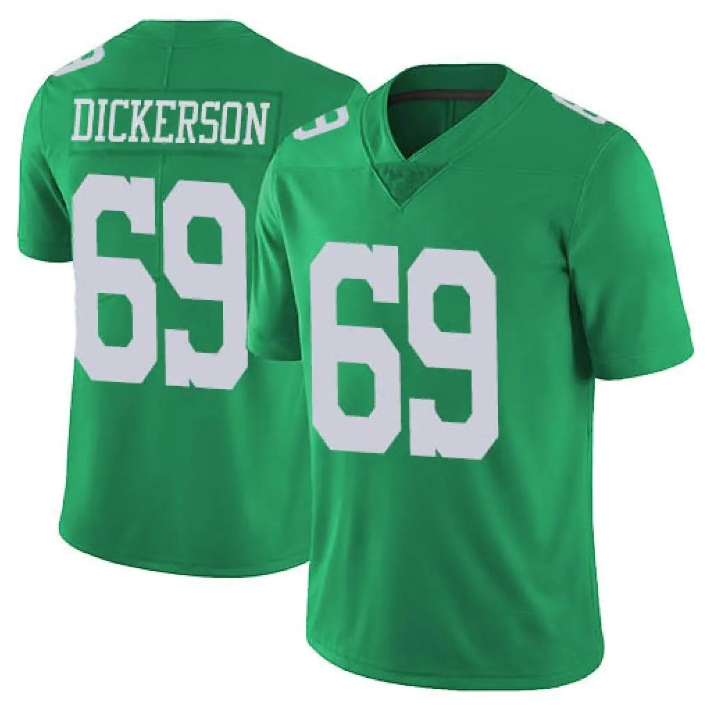 Blackjersey P.Eagles #69 Landon Dickerson Player Green Limited Vapor Untouchable Home Game Stitched Jerseys