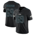 Blackjersey P.Eagles #69 Landon Dickerson Player Limited Black Impact Home Game Stitched Jerseys